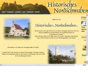 gaugi-web.net: Historisches in Nordschwaben - Homepage
Historische Orte und Sehenswürdigkeiten in Nordschwaben und Umgebung anhand von Fotoaufnahmen dokumentiert.