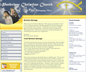 parkviewcc.com: Parkview Christian Church | The Belonging Place
Welcome to Parkview Christian Church you are welcome here. Come join us today.