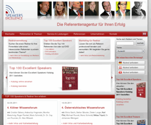 top100-wissen.com: Speakers Excellence - Redneragentur, Redner, Referenten, Moderator, Seminare, Kongress, Wissensforum
