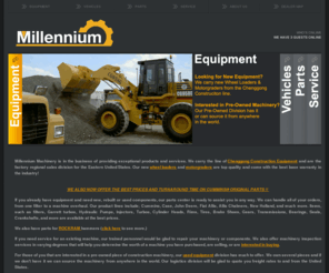 cgusaonline.com: Welcome to Millennium Machinery
New, Used Equipment and Spare parts for construction, mining and earthmoving equipment.  Master distributors for Chenggong Equipment, CG