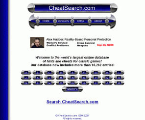 cheatsearch.com: CheatSearch.com - Find Cheats for any Game System
The world's largest online hint and cheat database for games.