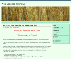 fireyourwebmasternow.com: Web Creation Intensive
 Web Creation Intensive -  
