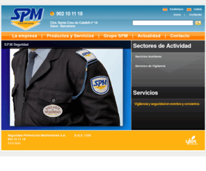 spmseguridad.com: SPM S.A Empresa Vigilancia y Seguridad,  GAVA  Barcelona
seguridad. 