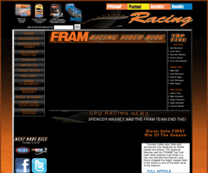 cpgraceresults.com: Home Page for CPG NHRA Race results
Drag Racing winners for the NHRA. Results for CPG Sponsered Drivers (Fram, Autolite, Prestone, Bendix)