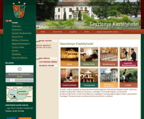 kastelyhotel.com: Gesztenye Kastélyhotel - egy három csillagos kastélyhotel - Főoldal
Gesztenye Kastélyhotel - egy három csillagos kastélyhotel. A Hungarian Castle Hotel, Szilveszter 2010, Somogygeszti, Gesztenye Kastélyhotel