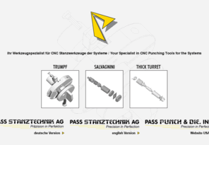 pass-ag.com: PASS Stanztechnik AG - Präzision in Perfektion
Willkommen auf der Hompage von PASS Stanztechnik AG, einem der führenden Anbieter von Stanz- und Nibbelwerkzeugen. PASS Stanztechnik AG - Präzision in Perfektion.