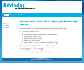 advinder.nl: Advinder webdesign - uw website zoals u het wilt!
ADVINDER BOUWT EN BEHEERT UW WEBSITE ZOALS U DAT WILT!