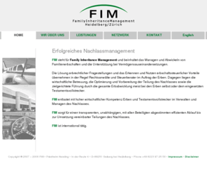 web-fim.com: Family Inheritance Management - NachlassManagement - HOME
