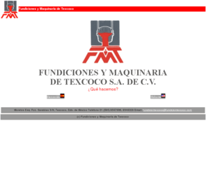 fymtex.com: Fundiciones y Maquinaria de Texcoco
