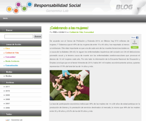 genommalab-esr.com: Blog de Responsabilidad Social Corporativa de Genomma Lab.
Blog de Responsabilidad Social Corporativa de Genomma Lab.