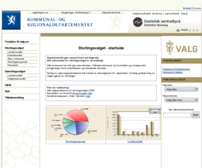 valgresultat.no: Valg 2009 - Forside
Valgresultater 2009