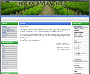 alganasmafidani.com: Sertifikalı Asma Fidanı
asma fidanı, algan fidancılık, algan asma fidanı, asmafidanı, asma çubuğu, üzüm fidanı, üzüm çeşitleri, üzüm resimleri, asma fidanı üretimi, alfons, süperior, crimson, palieri, red globe, sofralık üzüm, kurutmalık üzüm, şaraplık üzüm, horoz karası, çavuş üzümü, cardinal, trakya ilkeren