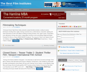 film-institutes.com: The Best Film Institutes | Start Your Career In Film
The Best Film Institutes: Start Your Career In Film