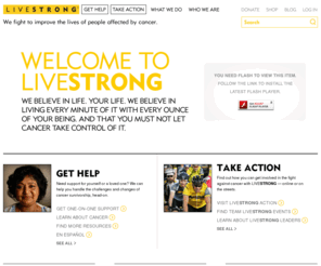 livestrongfoundation.org: LIVESTRONG.org
The Lance Armstrong Foundation unites, inspires and empowers people affected by cancer.