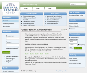 zentralstation.org: Willkommen bei der "Zentralstation"
Joomla! - dynamische Portal-Engine und Content-Management-System