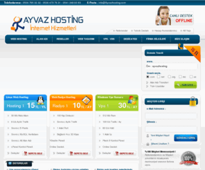 ayvazhosting.com: Ayvaz Hosting - hosting, domain, web tasarim, reseller, vps, sunucu, domain reseller, linux hosting
domain tescili, web tasarim hizmetleri, reseller paketleri, kiralik sunucular, vps sunucular, asp hosting paketleri, linux hosting paketleri, radyo hosting paketleri, linux bayi hosting, windows bayi hosting