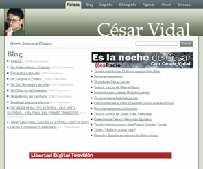 cesarvidal.com: El web oficial de César Vidal - CesarVidal.com
cesarvidal.com - el web oficial de César Vidal