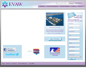 evawintl.com: Welcome to End Violence Against Women International
Effective, victim centered, multidisciplinary training and expert consultation regarding crimes of sexual assault and domestic violence.
