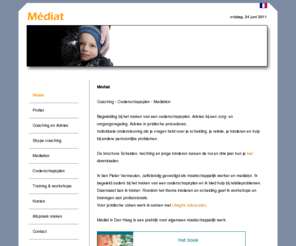 mediat.nl: Mediat | Psychosociale hulpverlening, Coaching, Mediation
Mediat is een praktijk voor relatietherapie en mediation in Den Haag. De hulp is kortdurend, helder en doelgericht.