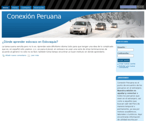 conexionperuana.com: Conexión Peruana | La red de peruanos en el extranjero
Conexión Peruana es el punto de encuentro de los peruanos en el extranjero. Nuestra misión es ayudar y conectar a todos los peruanos que viven en el extranjero.
