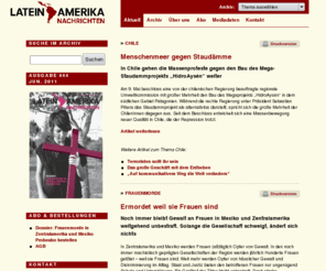 ln-berlin.net: Lateinamerika Nachrichten Online
Die Monatszeitschrift zu Lateinamerika