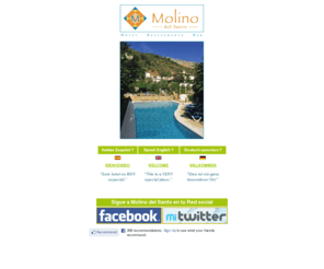 molinodelsanto.com: Hotel Rural en Ronda, Hotel Molino de Santo Benaojan , en el Corazón de la Serrania de Ronda
El  Hotel Rural Molino del Santo se encuentra en la estacion de Benaojan, al lado del rio en pleno parque natural de la Serranía de Ronda