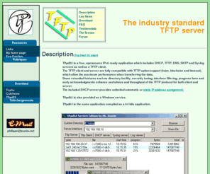 Tftpd32: an opensource free firewall friendly dhcp, syslog sntp and tftp server/service for windows, tftp client