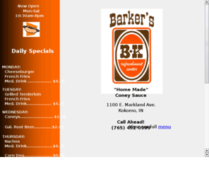 barkersbk.com: Barker's BK - Kokomo, IN
Barker's BK on Markland Avenue, Kokomo, Indiana.