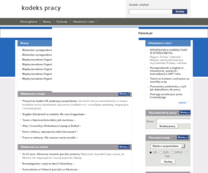 kodeks-pracy.info: Kodeks pracy > Strona główna
Kodeks pracy, Strona główna