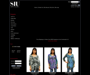 si-u.com: Wholesale Women Clothing- Missy Tops, Plus Sizes, Dresses and Skirts
Wholesale clothing supplier offering discount wholesale clothing including juniors, plus sizes Kaelyn-Max blouses, clothes wholesaler. Tenemos tallas grandes para senoras, ropa de mayoreo para mujeres.