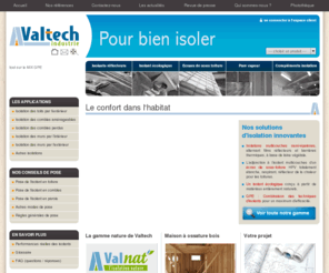 valtech-isolation.com: Produits d'isolation et d'étanchéité, isolants minces et isolants réflecteurs pour la maison et le bâtiment - Valtech Industrie
Valtech, fabricant d'isolants minces et semi-épais multi-couches réflecteurs pour la maison et le bâtiment