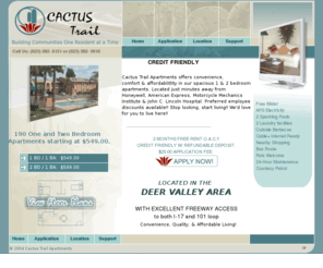 cactustrailapartments.com: Cactus Trail Apartments
 Convenience, Quality and Affordable Living
 In North Phoenix.