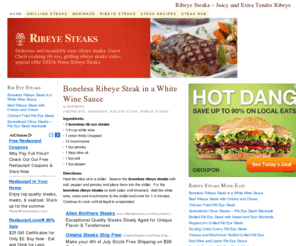 ribeye-steaks.com: Ribeye Steaks – Juicy and Extra Tender Ribeye
Delicious and incredibly easy ribeye steaks. Guest Chefs cooking rib eye, grilling ribeye steaks video, special offer USDA Prime Ribeye Steaks.