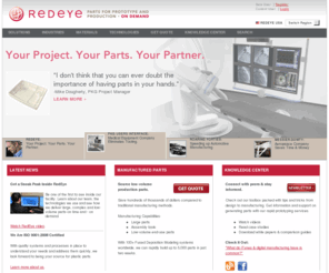 ddmondemand.com: Prototype Manufacturers – Rapid Prototyping Service, Express Prototyping | RedEye On Demand Prototyping
RedEye On Demand is a prototype manufacturer offering rapid prototyping services. RedEye can produce rapid prototypes and manufactured functional parts, including jigs, fixtures and assembly tools.