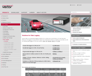 logging-solutions.com: Vector: Software + Services for Automotive Engineering
Software and engineering services for the networking of electronic systems in the automobile and related industries (CAN, CANopen, J1939, LIN, FlexRay, etc.).