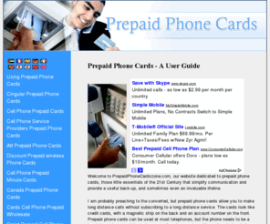 prepaidphonecardszone.com: Prepaid Phone Cards - A User Guide
Using Prepaid Phone Cards.