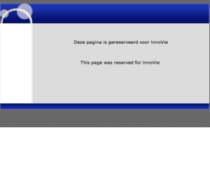 treurmerk.com: Page reserved. InnoVie v.o.f
Placeholder
