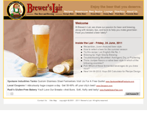 brewerslair.com: Brewer's Lair
Brewer's Lair provides resources to brew and enjoy world-quality beer.