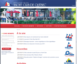 ycq.ca: Yacht Club de Québec - Accueil
