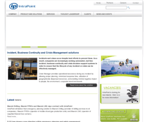 intrapoint.no: IntraPoint - Crisis management and operational assurance
IntraPoint: Worldwide supplier of incident and crisis management solutions.