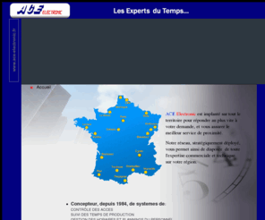 ace-pointage-35-heures.com: ACE Electronic, pointeuse badgeuse SAGE CEGID EBP et gestion des temps du personnel et de controle des acces
Ace electronic systèmes de gestion des temps, suivi d'activité et d'atelier, contrôle des accès, des horaires et plannings, du personnel, concepteurs de tout type de pointeuses, badgeuses, biométrique, sans contact, magnétique, code barres, vente installation maintenance présent sur tout le territoire national