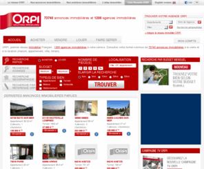 orpientreprises.net: Immobilier, agences immobilières Orpi - Petites annonces immobilières
Annonces immobilières, agence immobiliere. ORPI, 1er réseau français d'agences immobilières propose ses annonces immobilières de location, vente, achat de maison, appartement, studio, garage, ... Système alerte mail pour vos annonces.