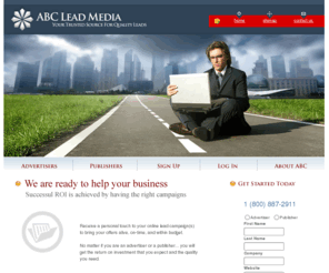 abcleadmedia.com: ABC Lead Media
Providing online advertisers with trusted publishers and quality leads.