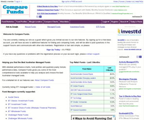 compare-funds.com: Compare Funds :: Managed Fund Comparison Charts and Statistics
Choosing the best managed fund based on real performance statistics, not just misleading rolling averages