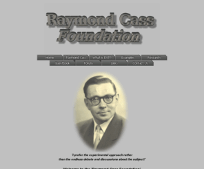 raymondcass.co.uk: The Raymond Cass Foundation - UK EVP Pioneer
Foundation to share the knowledge and results of his EVP research brought by Raymond Cass. Also to further his experiements in todays world.