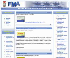 ajedrezfma.com: F.M.A. :: Bienvenido a la página web de la FMA
Bienvenido a la página web de la FMA