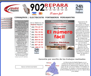 electricista-de-madrid.es: Eletricistas Madrid 24 horas con asistencia inmediata Tlf: 91 310 50 68, Electricista Madrid
Eletricista Madrid, Reparaciones de Eletricidad 24 horas, servicio de reparaciones urgentes de electricidad en Madrid