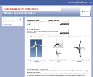 aerogeneradores-domesticos.com: AEROGENERADORES DOMESTICOS,aerogenerador
venta de aerogeneradores domesticos y aerogenerador de pequeña potencia