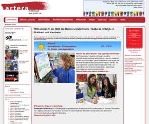 artera.de: artera Kunst- und Malschulen - Willkommen in der Welt des Malens und Zeichnens - Malkurse in Bergisch Gladbach und Mannheim
Malen und Zeichnen - Kurse bei artera Kunst- und Malschule in Bergisch Gladbach: Kinder- und Jugendkunstschule, Kurse für Erwachsene und Senioren, Mappenvorbereitung, Kunststudium, Malkurse