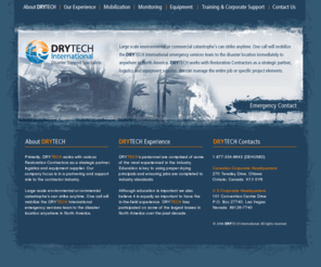 drytechintl.com: DRYTECH International | Welcome
Catastrophe management and water damage